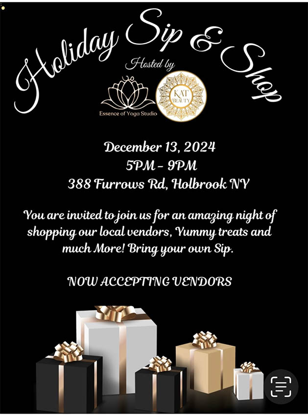 Holiday Sip & Shop at Essence of Yoga